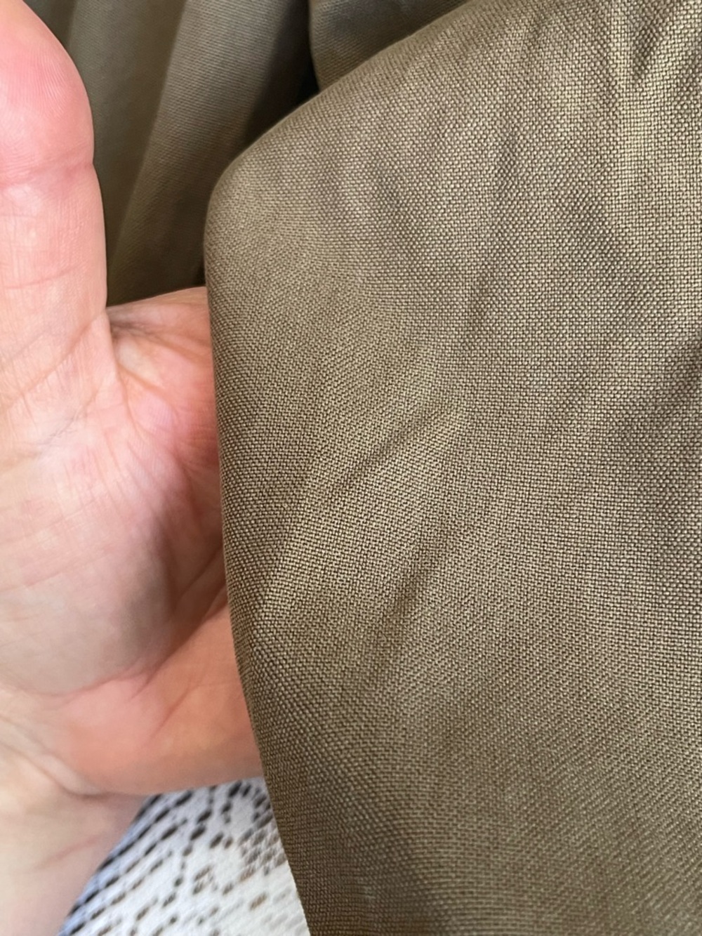 Golden Goose Olive Long-Sleeve Shirt Dress with Tie Belt - Picture 8 of 12